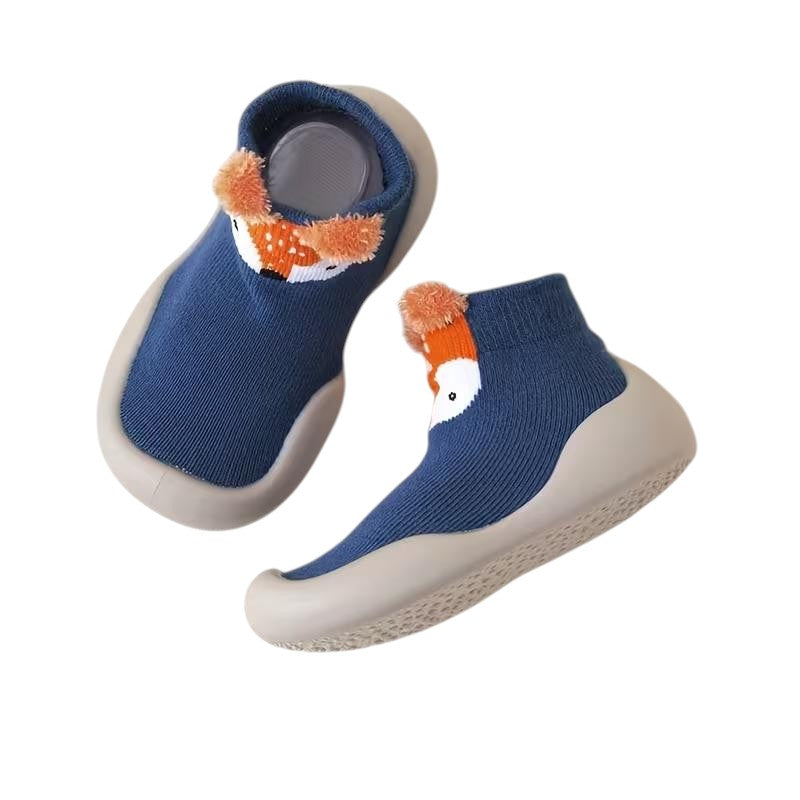 Cartoon Animal Designed Non Slip Baby Shoes