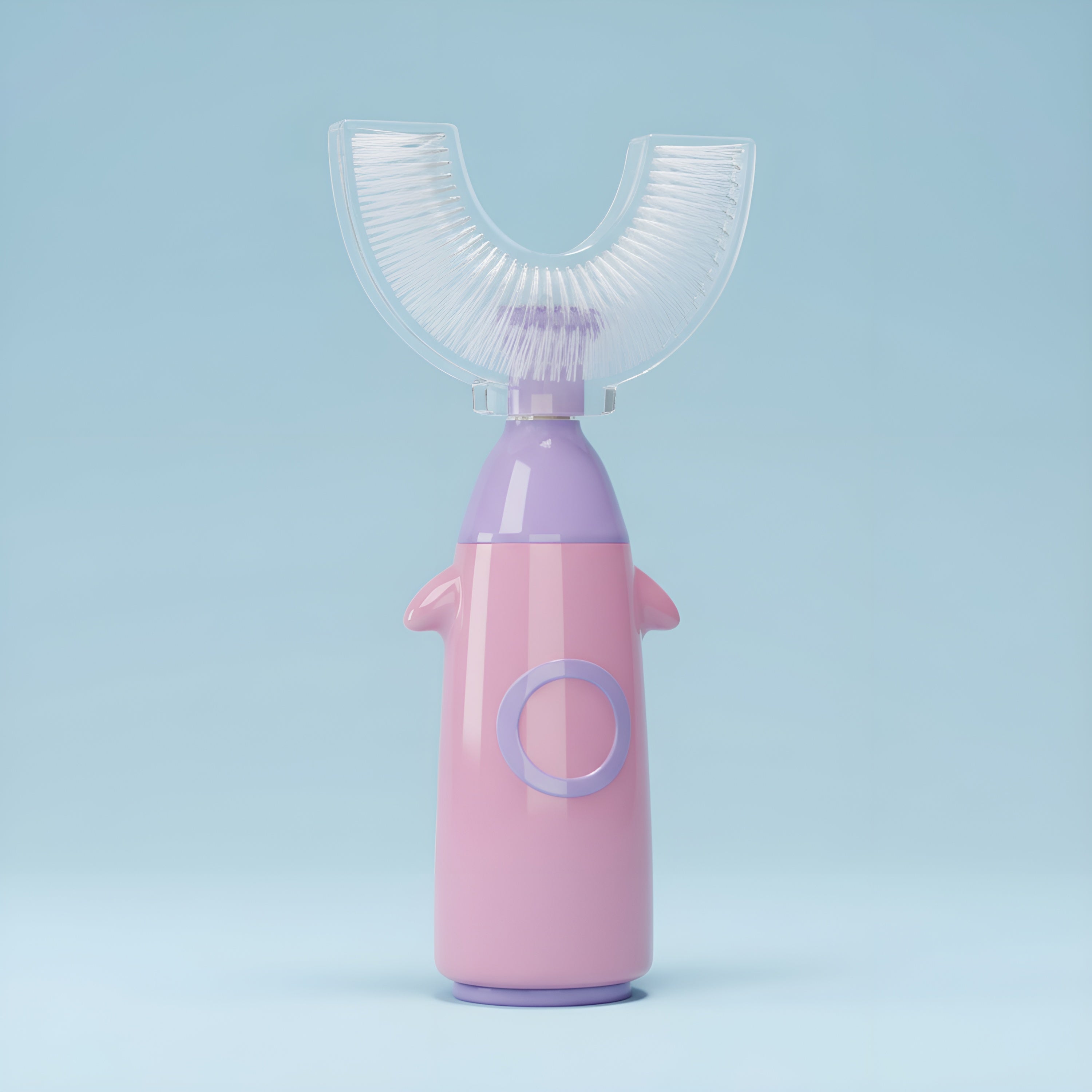 Kids U Shaped Silicone Soft Bristle Manual Cleaning Brush