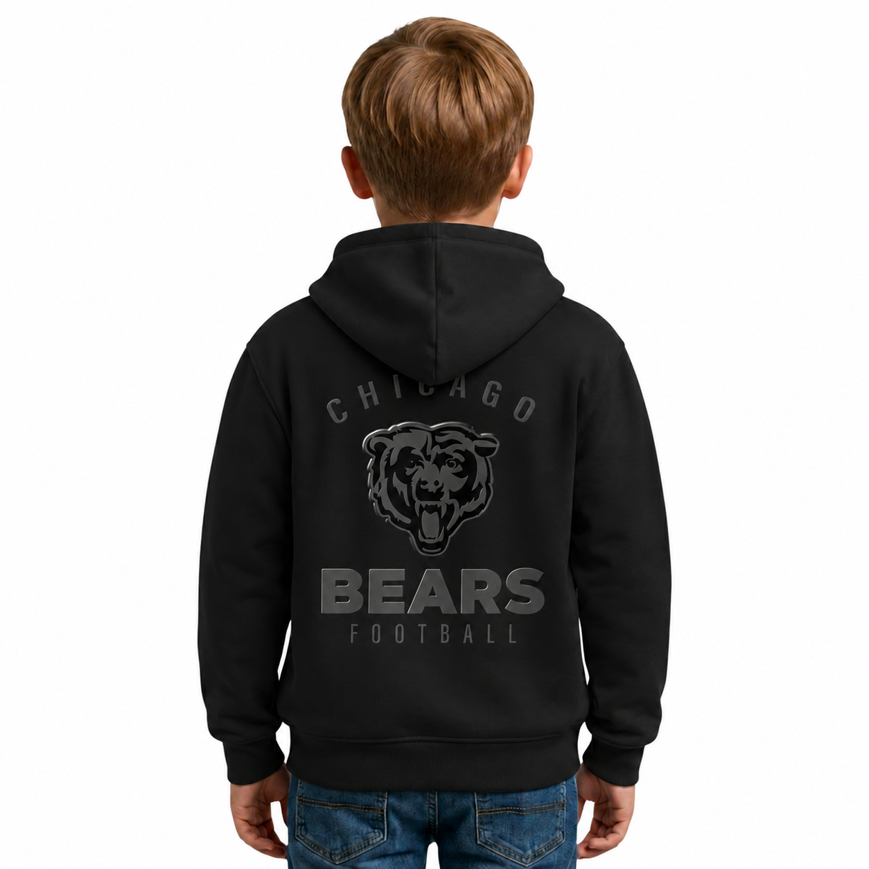 Chicago Bears Football Fan Pullover Kids Hoodie