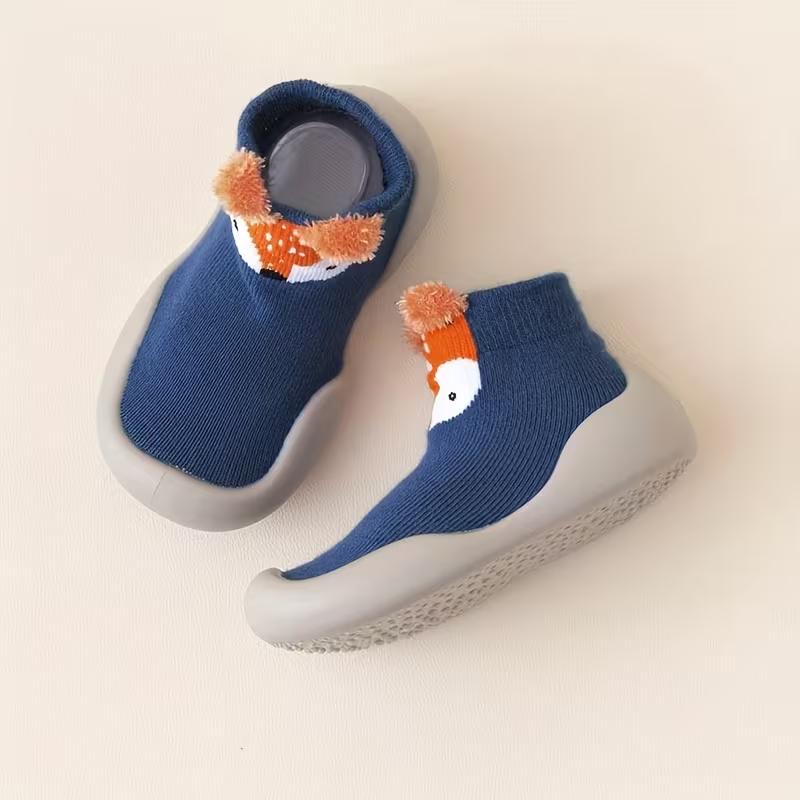 Cartoon Animal Designed Non Slip Baby Shoes