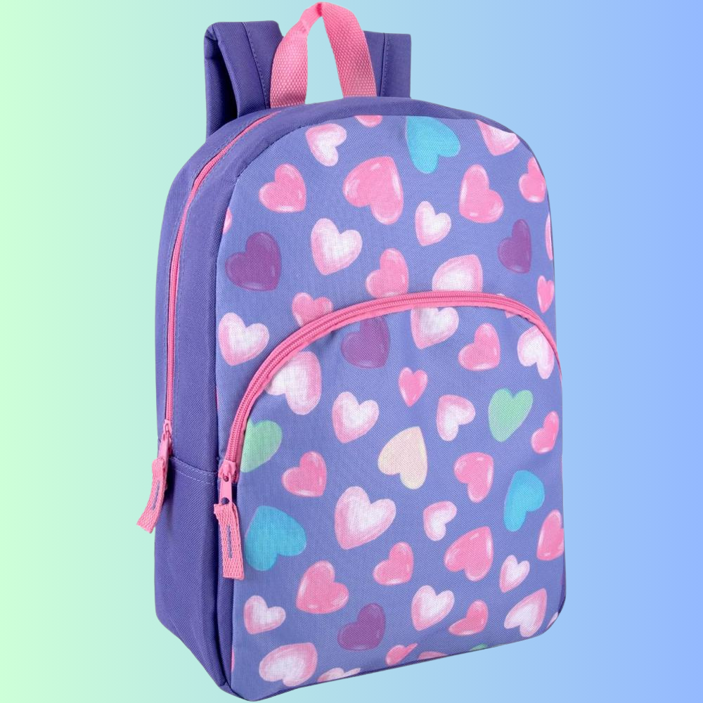 Preschool Kindergarten 15 Inch Kids Backpacks For Boys And Girls With Adjustable Padded Straps