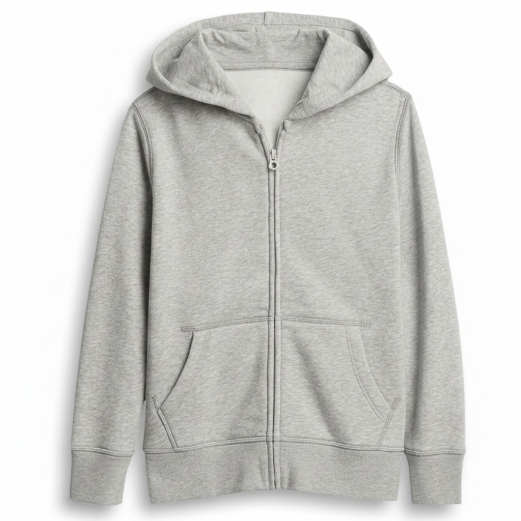 Boys Full Zip Hooded Sweatshirt