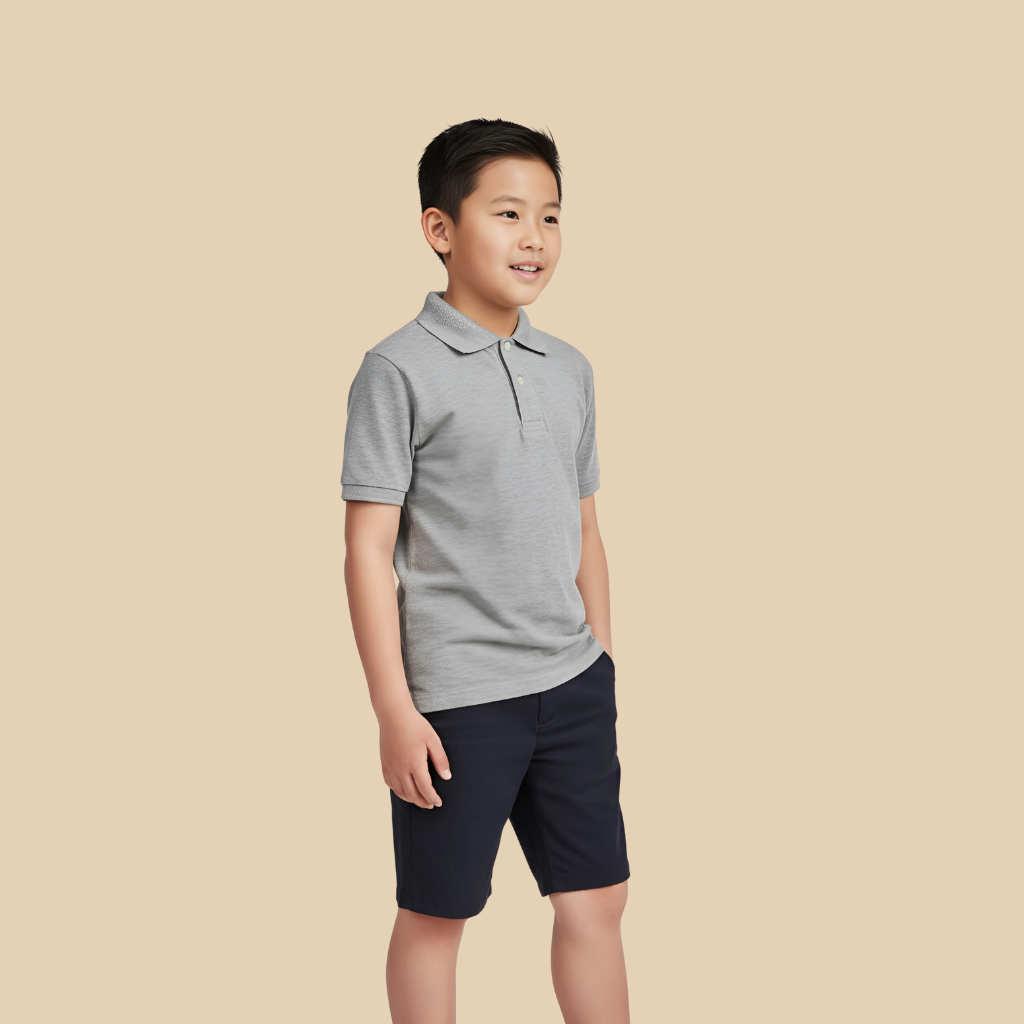 Pack Of 3 Boys Short Sleeve Pique Polo T Shirts