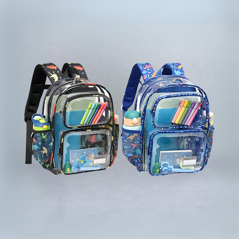 Kids 2 Pack Clear Backpack