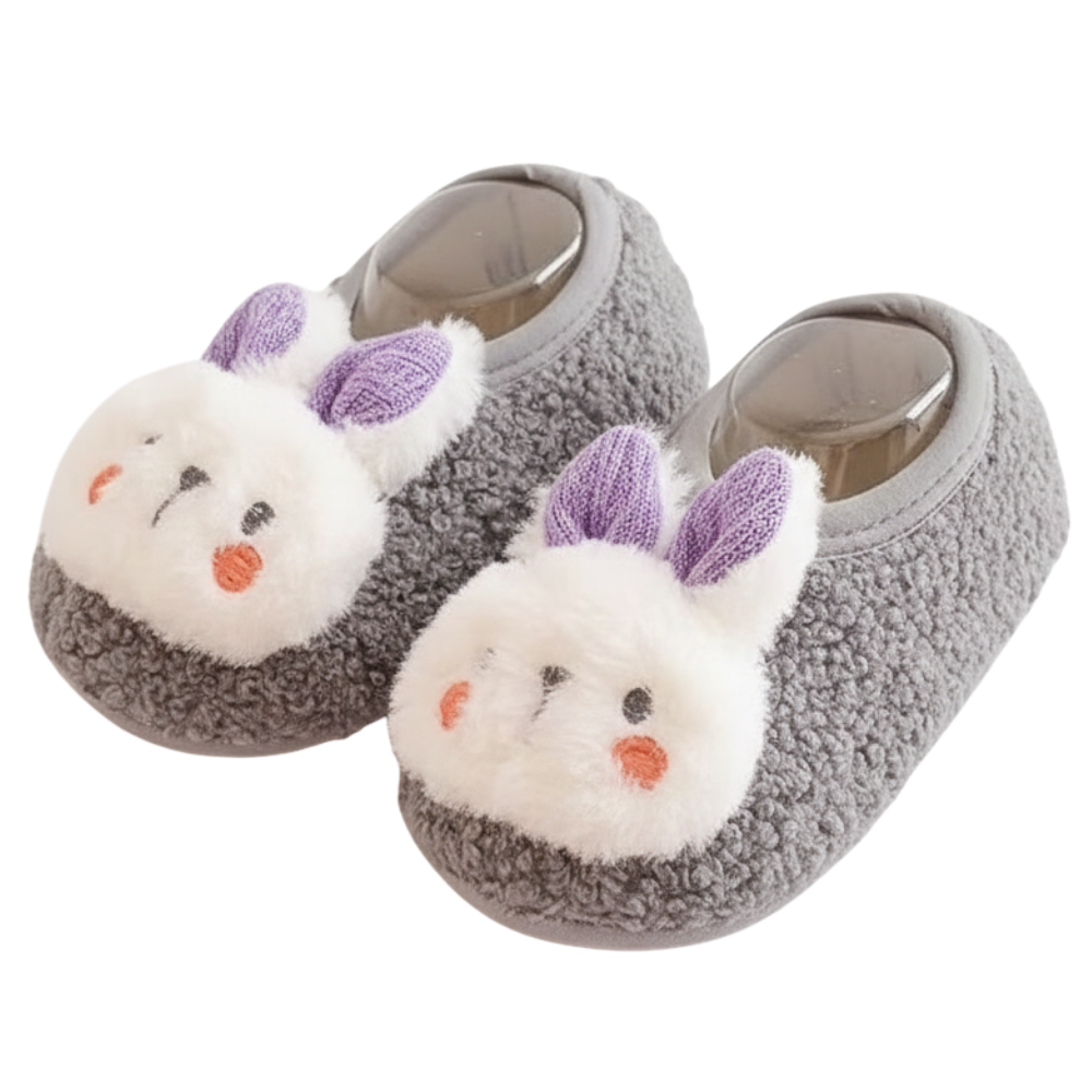 Kids Non Slip Rabbit Design Winter Shoes