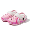 Kids Fur Lined Cartoon Clog