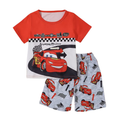 Kids Lightning McQueen Printed Top And Shorts Set