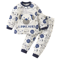 Kids Cartoon Dog Printed Pajama Set With Headphones Design