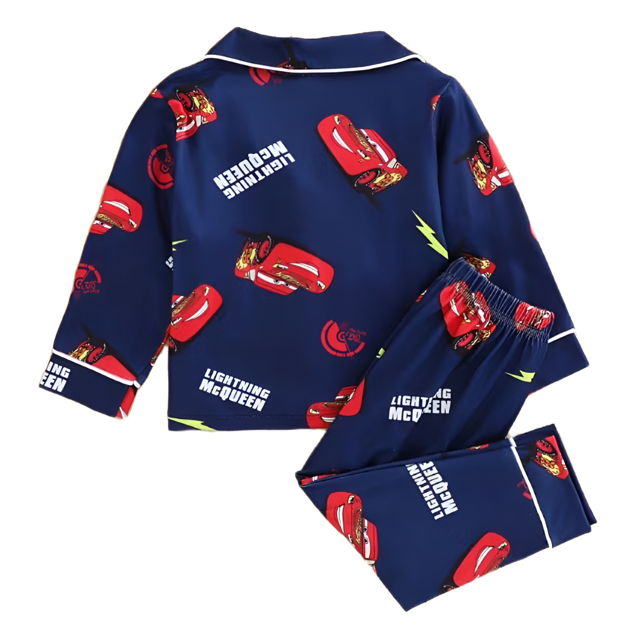 Boys Lightning McQueen Print Pajama Set