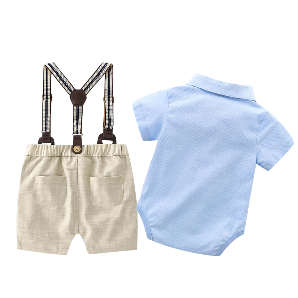 Baby Boys 2 Piece Summer Shirt And Shorts Outfit Set