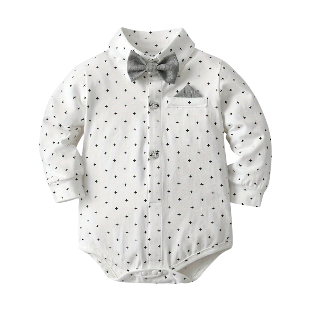 Boys 3 Piece Formal Suit With Bow Tie And Hat