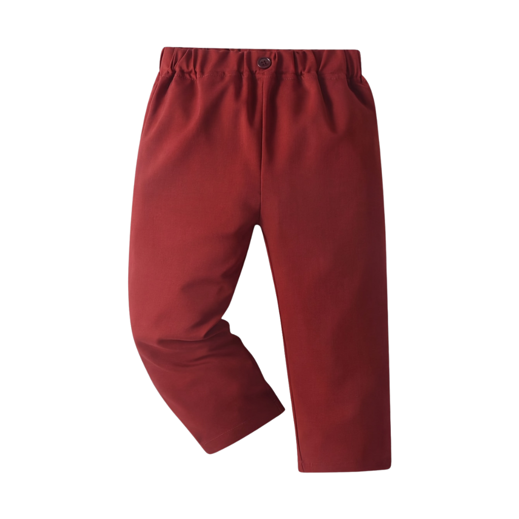 Baby Boys 3 Piece Of Classic Shirt Vest And Pants Formal Outfit Set