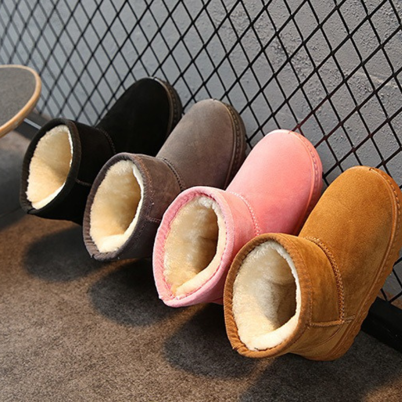 Children Ankle Length Warm Boots