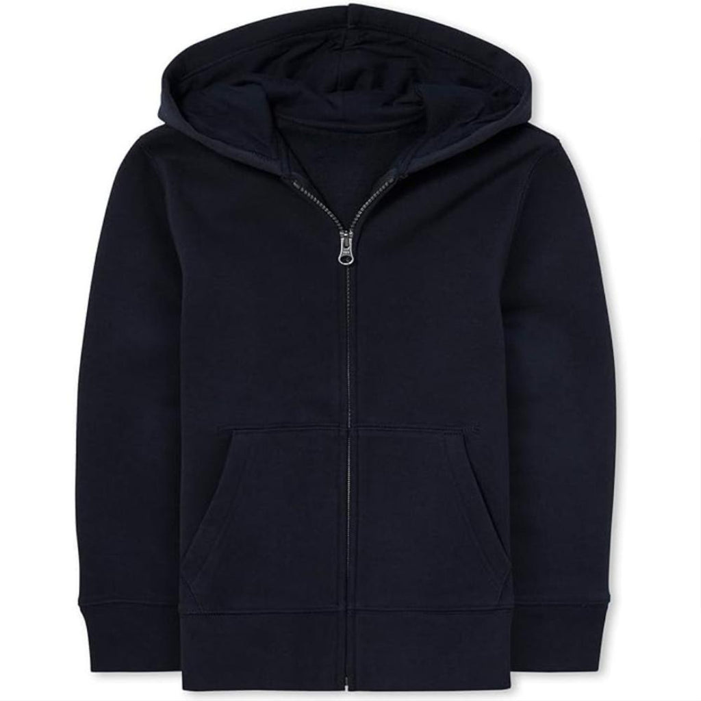 Long Sleeve Hooded Full Zip Front Sweatshirt