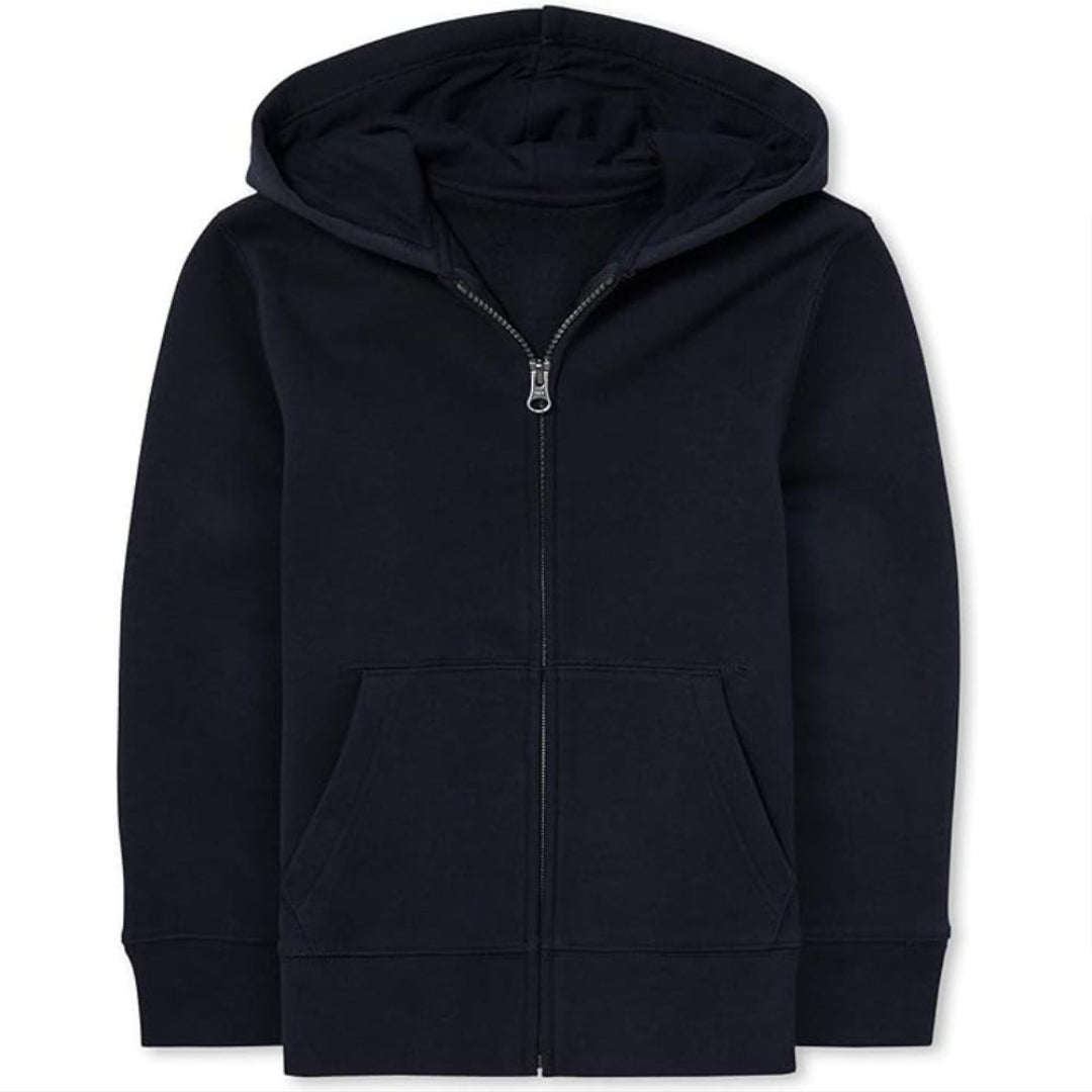 Long Sleeve Hooded Full Zip Front Sweatshirt