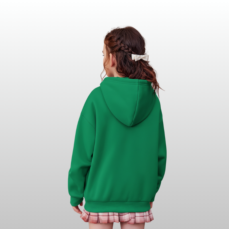 Girls Oversized Fleece Pullover Sweatshirts