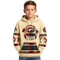 Green Bay Packers Football Themed Graphic Kids Hoodie