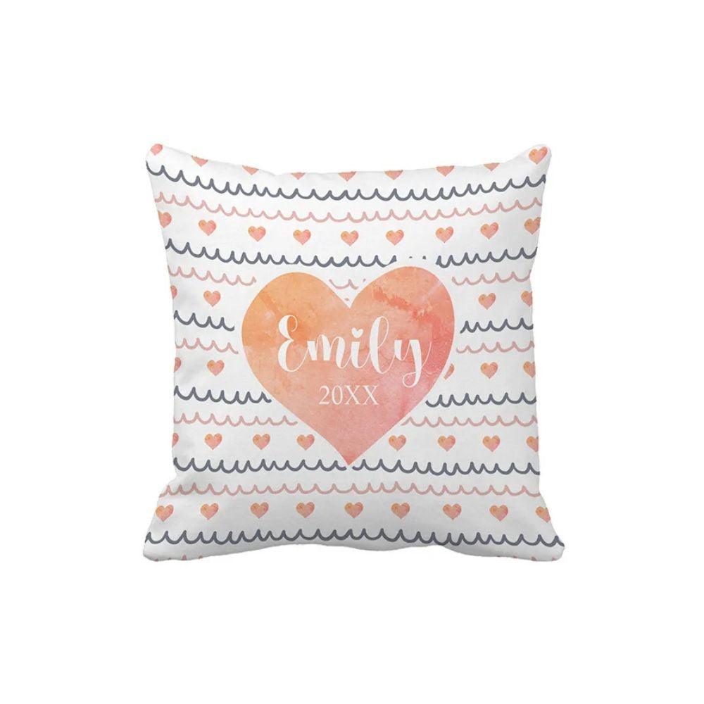 Custom Name Watercolor Bedding