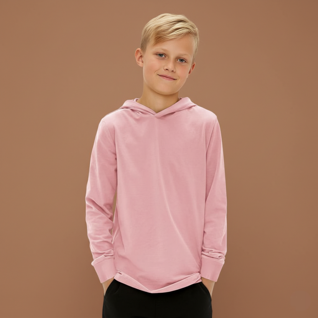 Boys Long Sleeve Hooded Sweatshirt