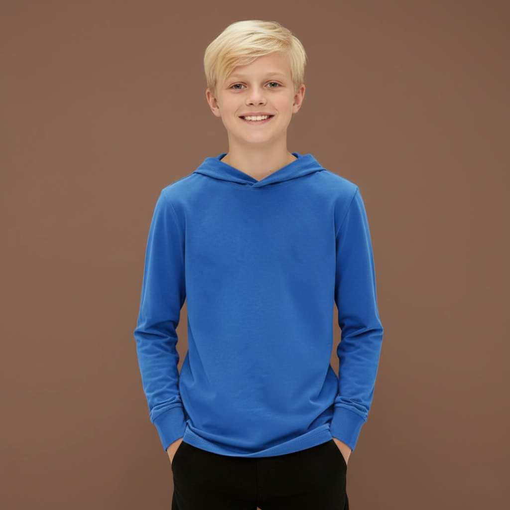 Boys Long Sleeve Hooded Sweatshirt