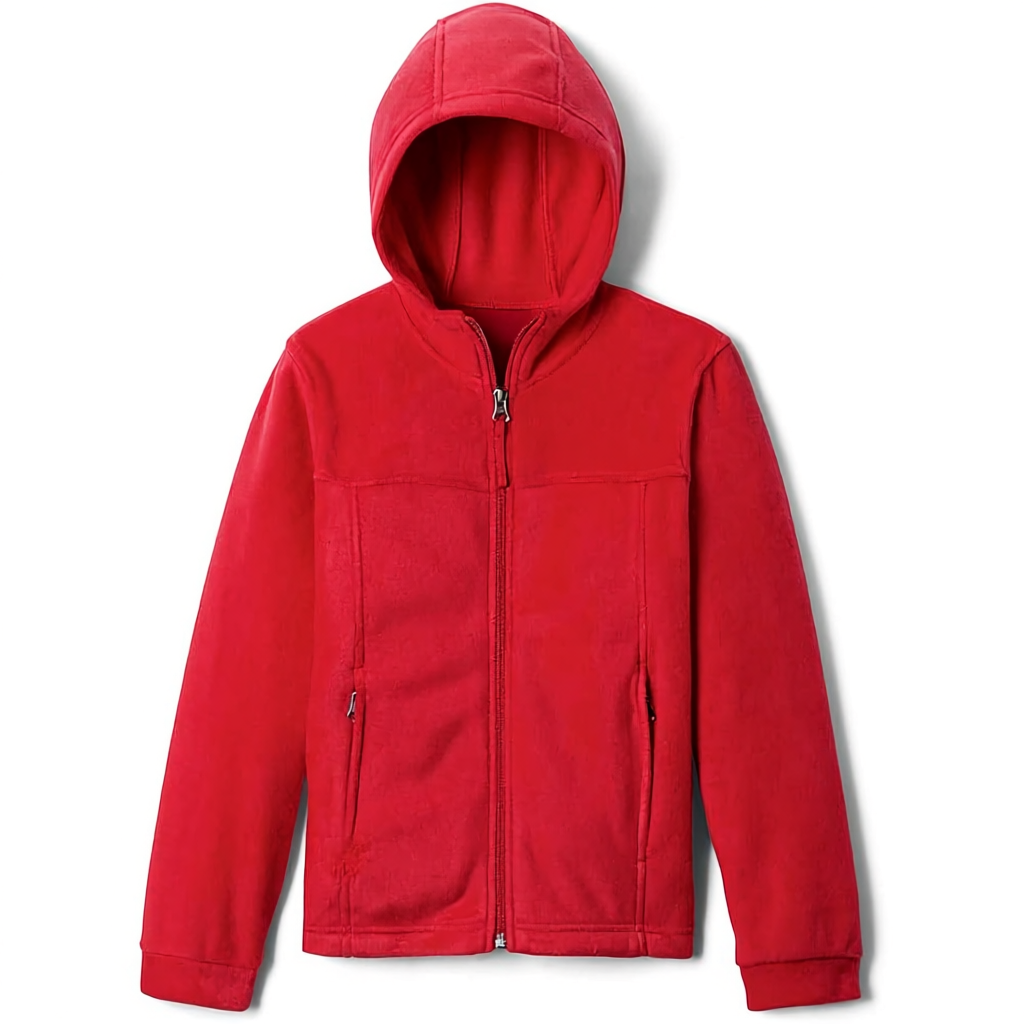 Kids Warm Fleece Hooded Jacket