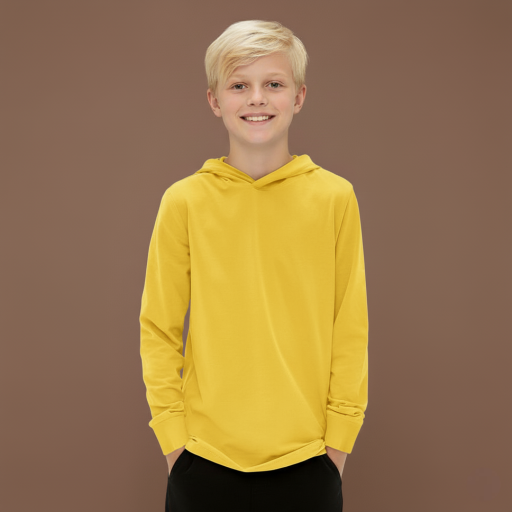 Boys Long Sleeve Hooded Sweatshirt