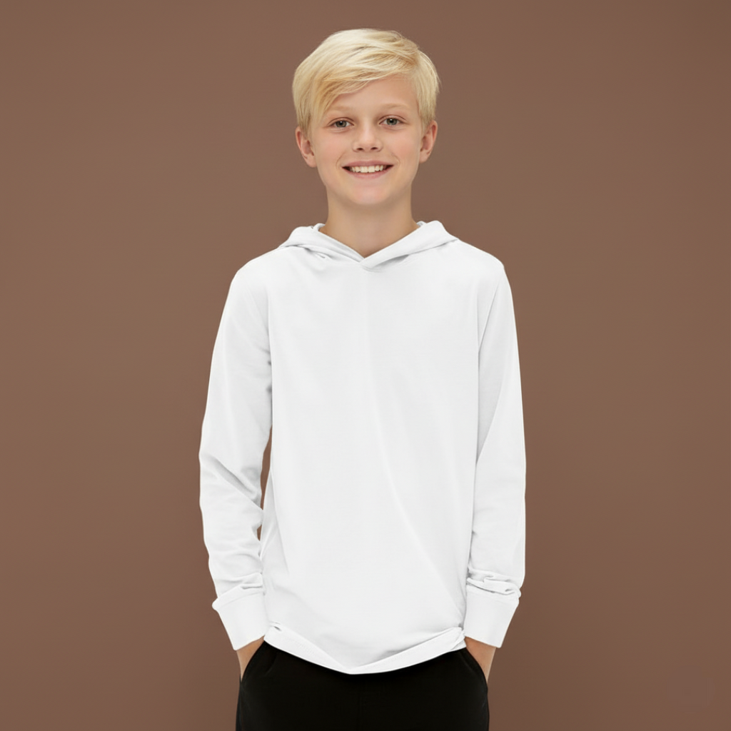 Boys Long Sleeve Hooded Sweatshirt