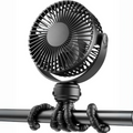Rechargeable Stroller Clip Fan With Flexible Tripod