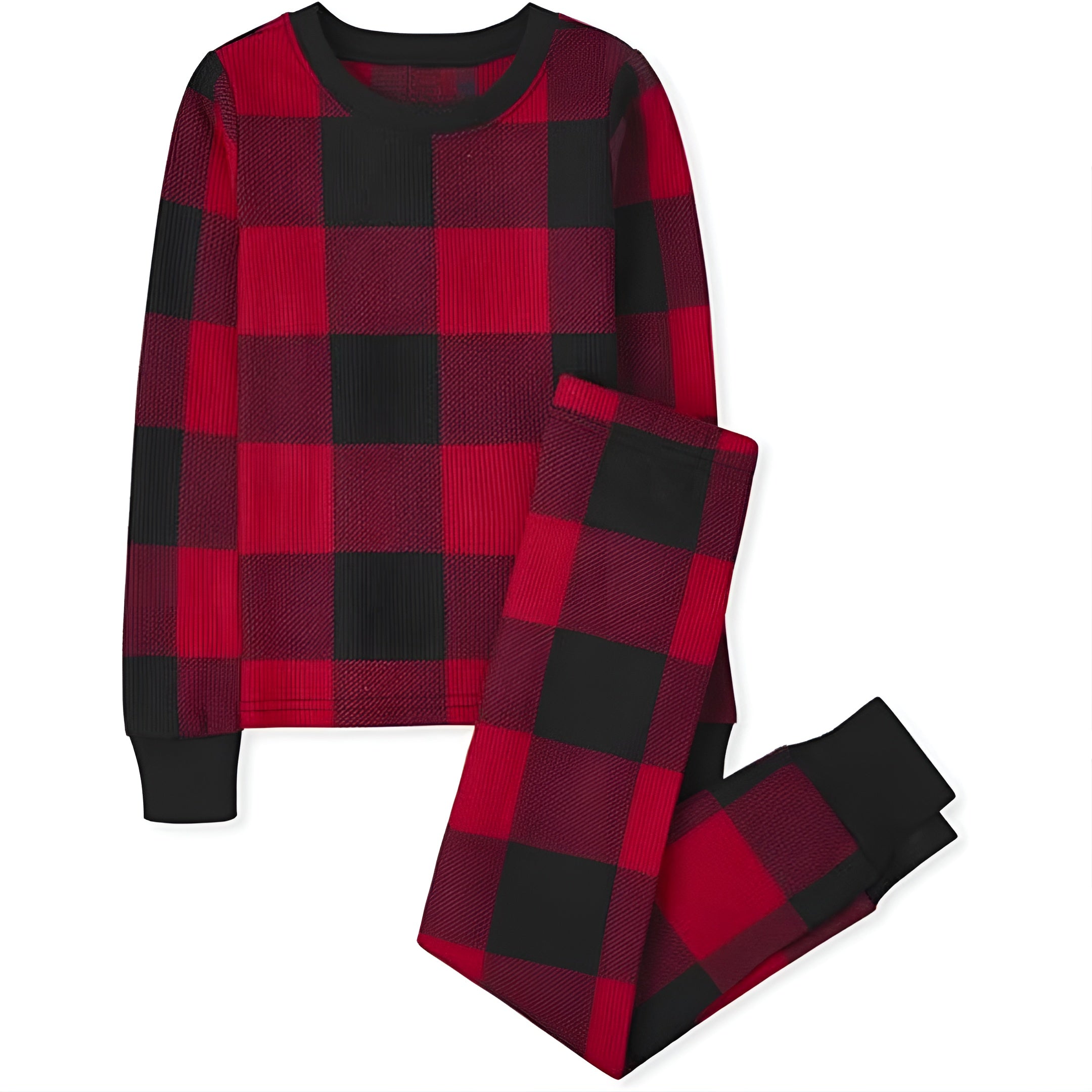 Holiday Print Two Piece Pajama Set