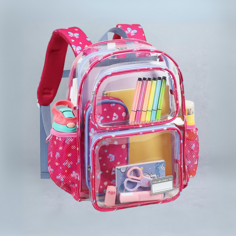 Kids 1 Pack Clear Backpack