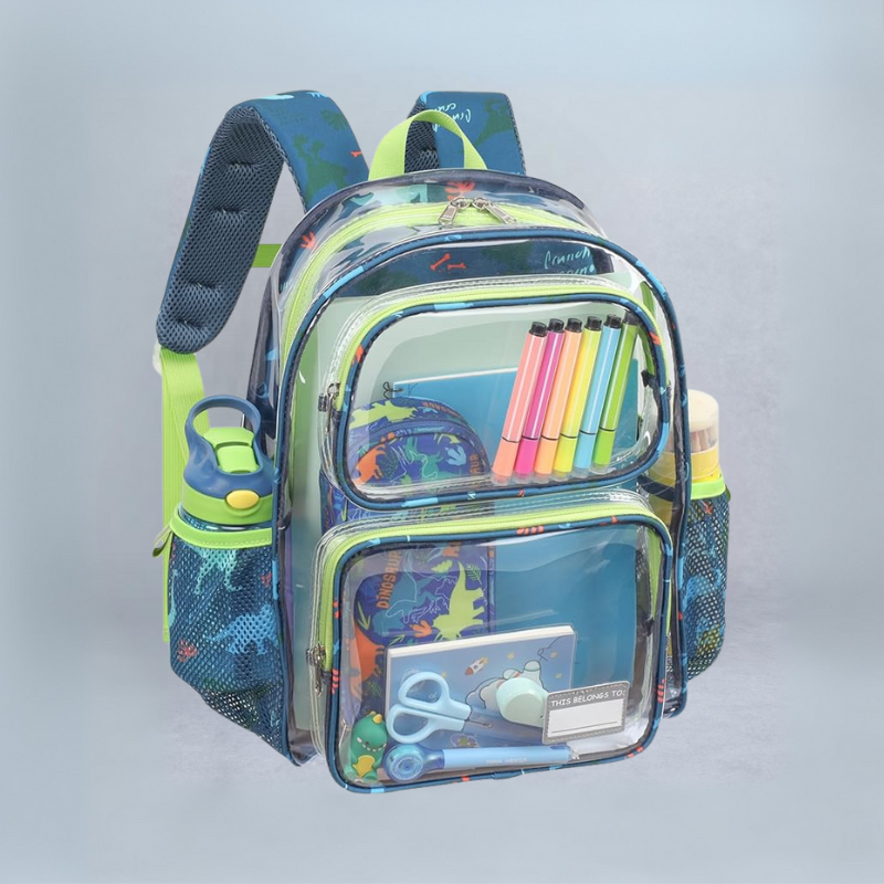 Kids 1 Pack Clear Backpack