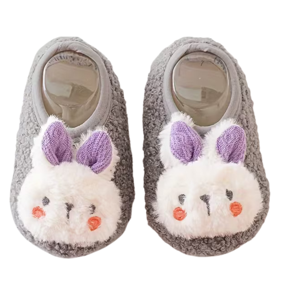 Kids Non Slip Rabbit Design Winter Shoes