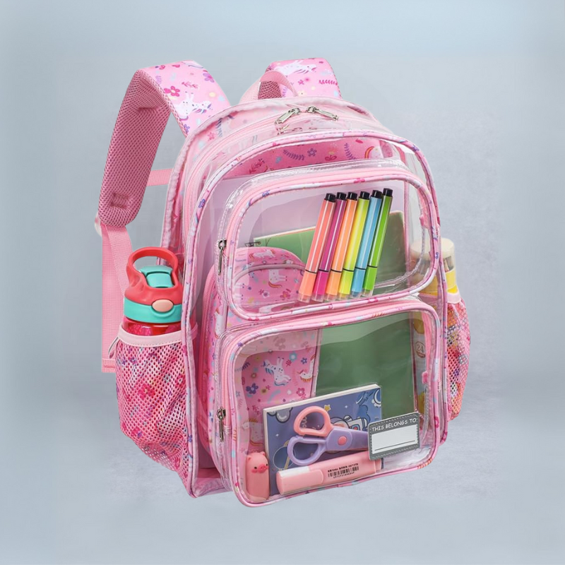 Kids 1 Pack Clear Backpack