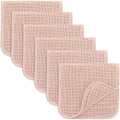 Newborn Baby Pack Of 6 Muslin Square Towels