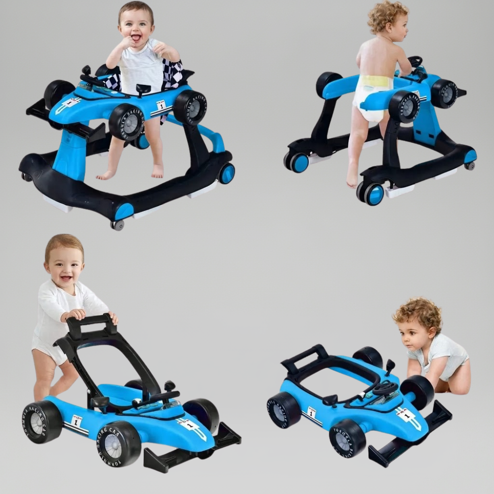 4 In 1 Foldable Adjustable Baby Activity Walker