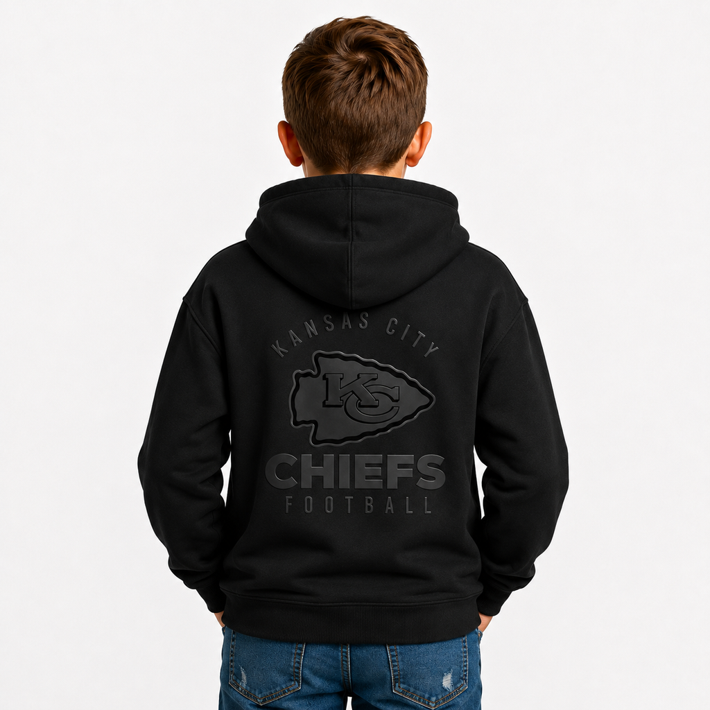 Kansas City Chiefs Printed Kids Football Fan Hoodie