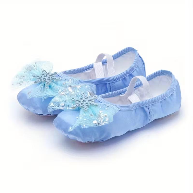Girls Non Slip Canvas Dance Shoes