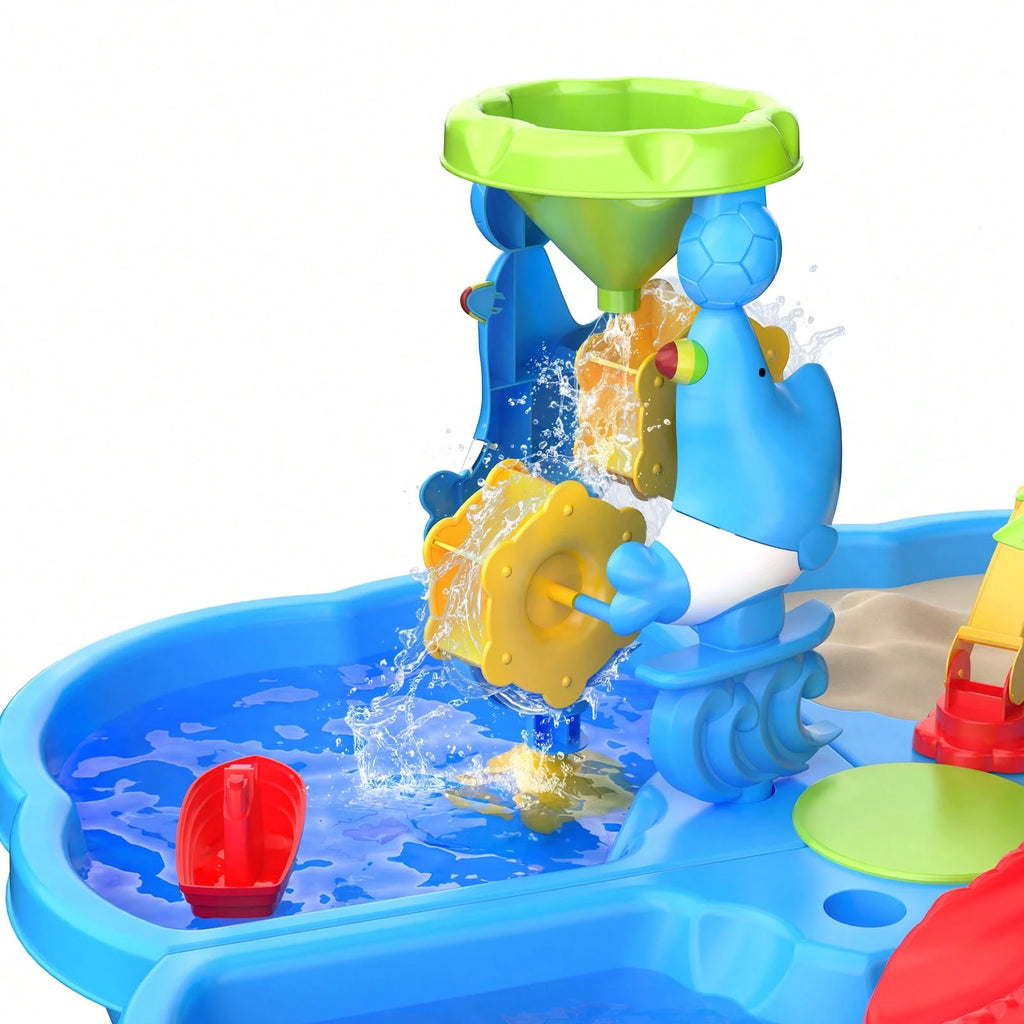 Sand And Water Table With Tools For Water Activity