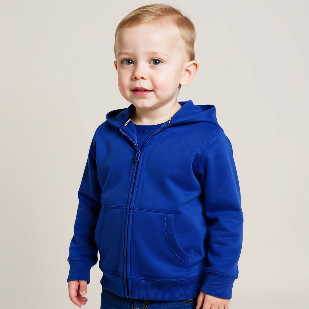 Boys Full Zip Up Hoodie Jacket