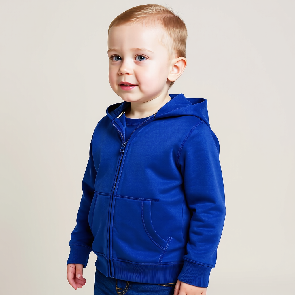 Boys Full Zip Up Hoodie Jacket