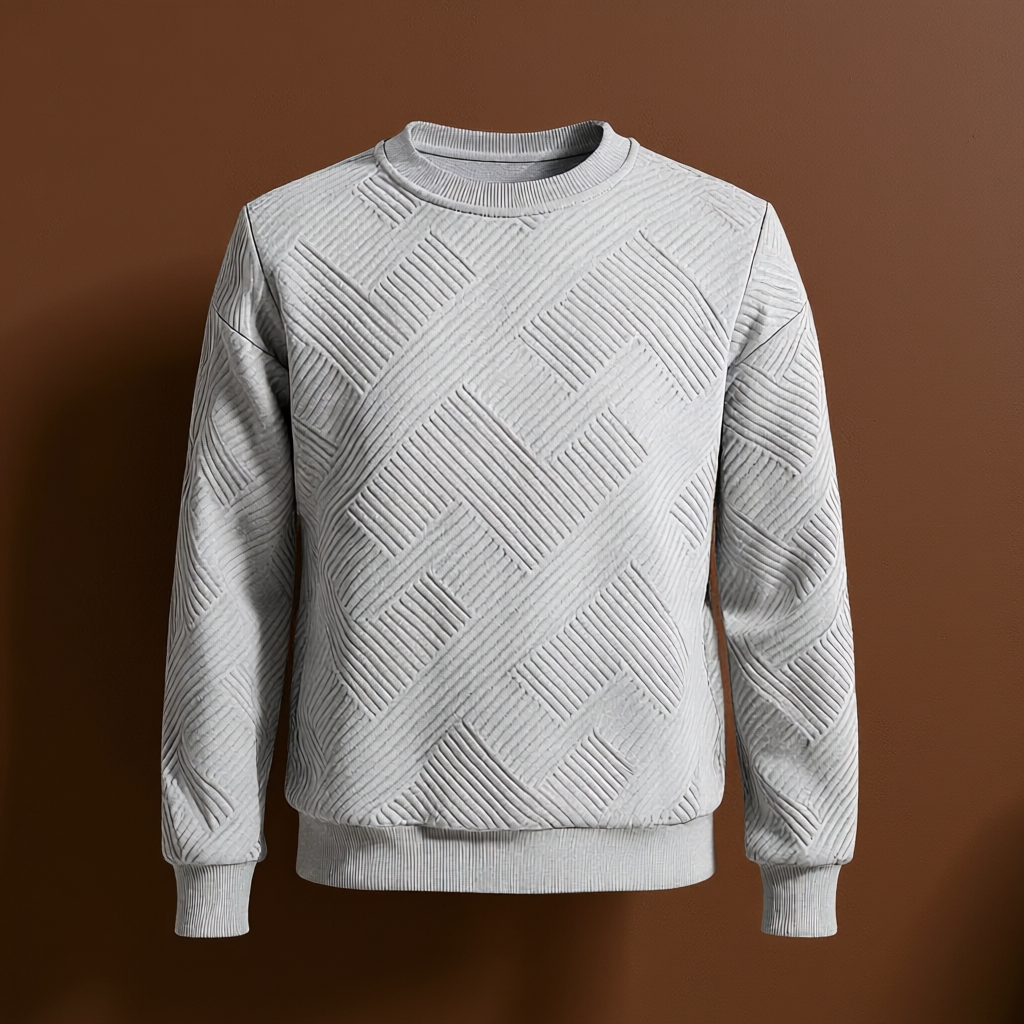 Boys Geometric Pattern Sweatshirts With Long Sleeves