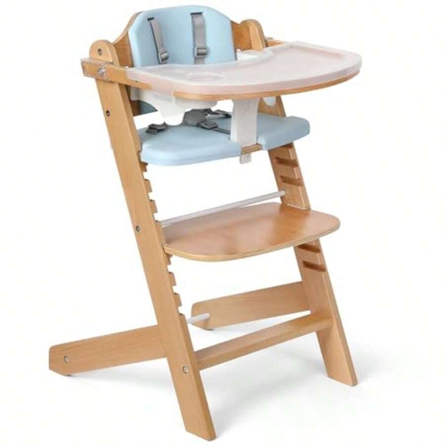 3 In 1 Convertible Baby High Chair With Adjustable Tray