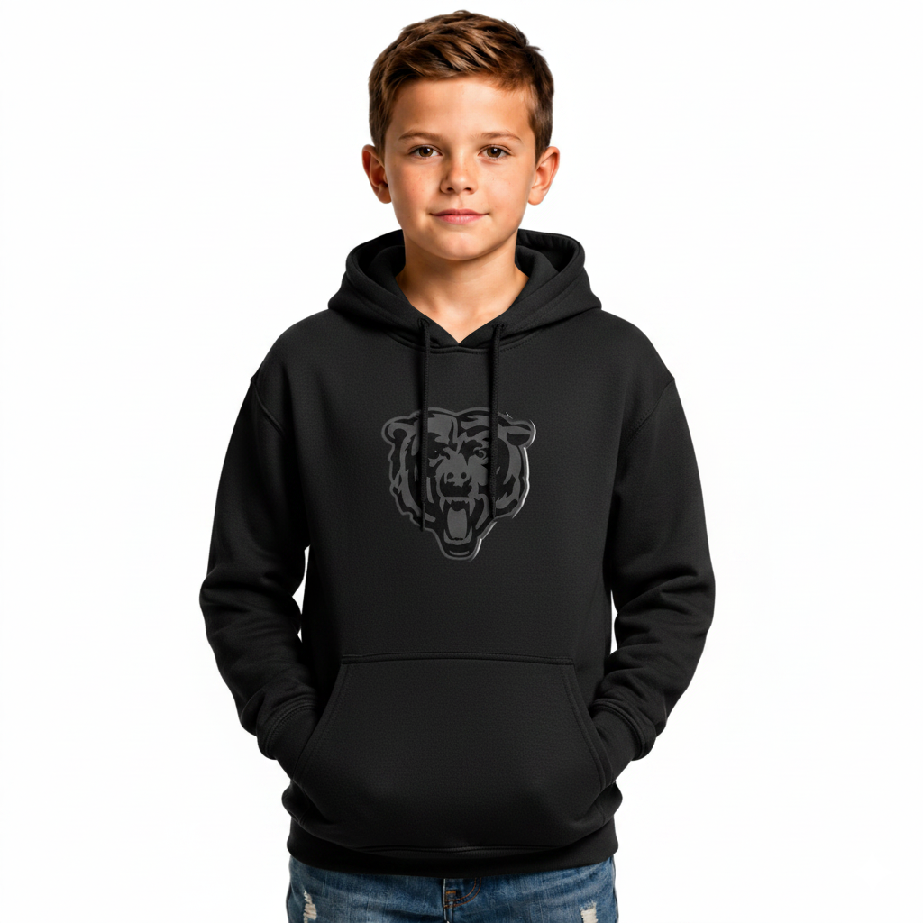 Chicago Bears Football Fan Pullover Kids Hoodie