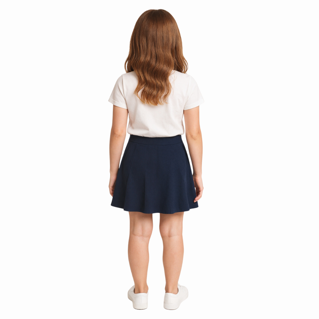 Girls Pack Of 2 Active French Terry Skirt