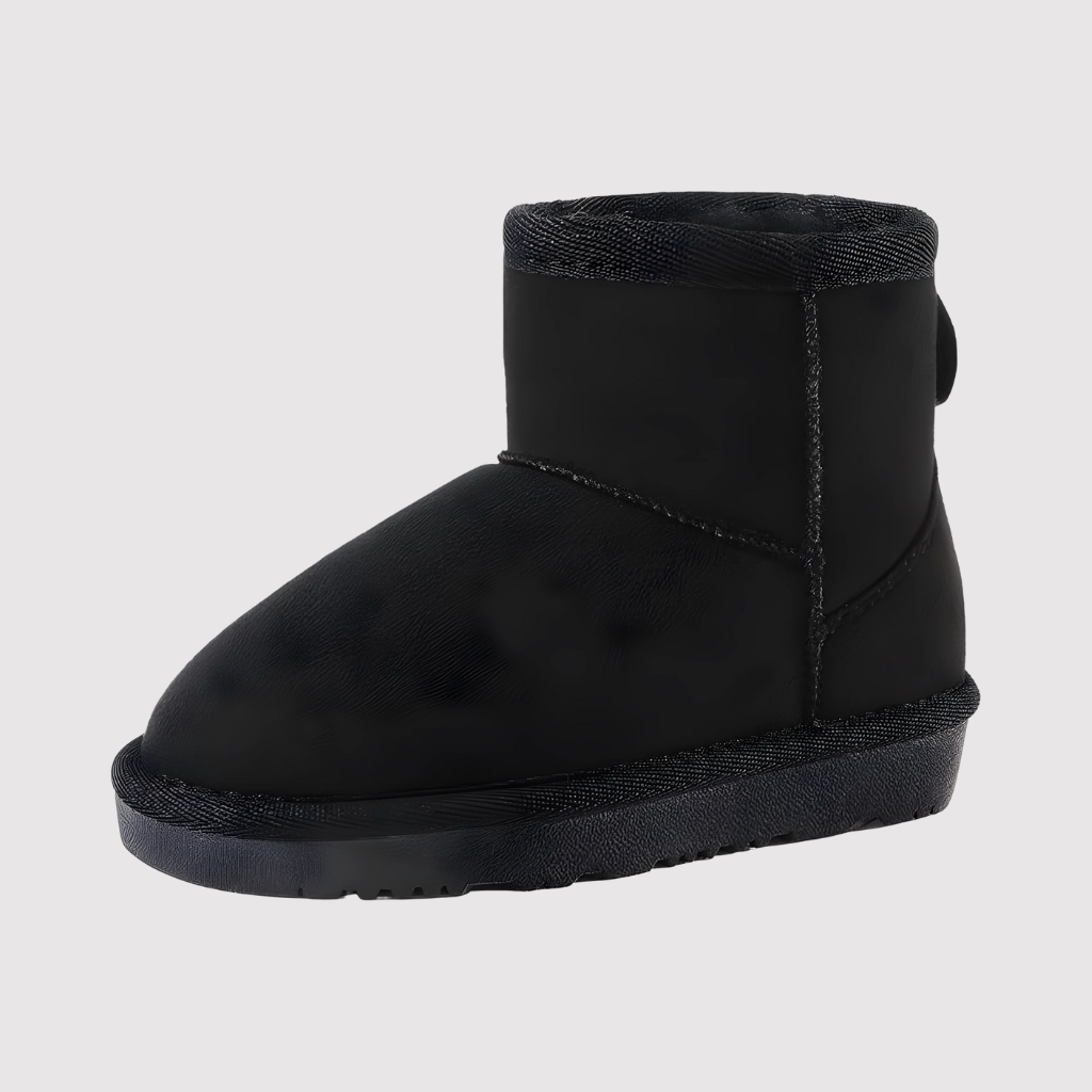 Girls And Boys Faux Fur Lined Snow Shoes
