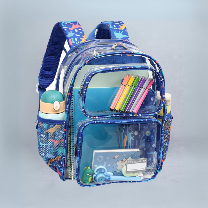 Kids 1 Pack Clear Backpack