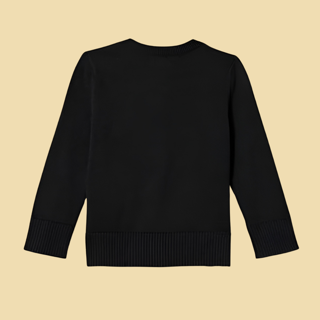 Girls And Toddlers Uniform Slim Fit Cardigan Sweater