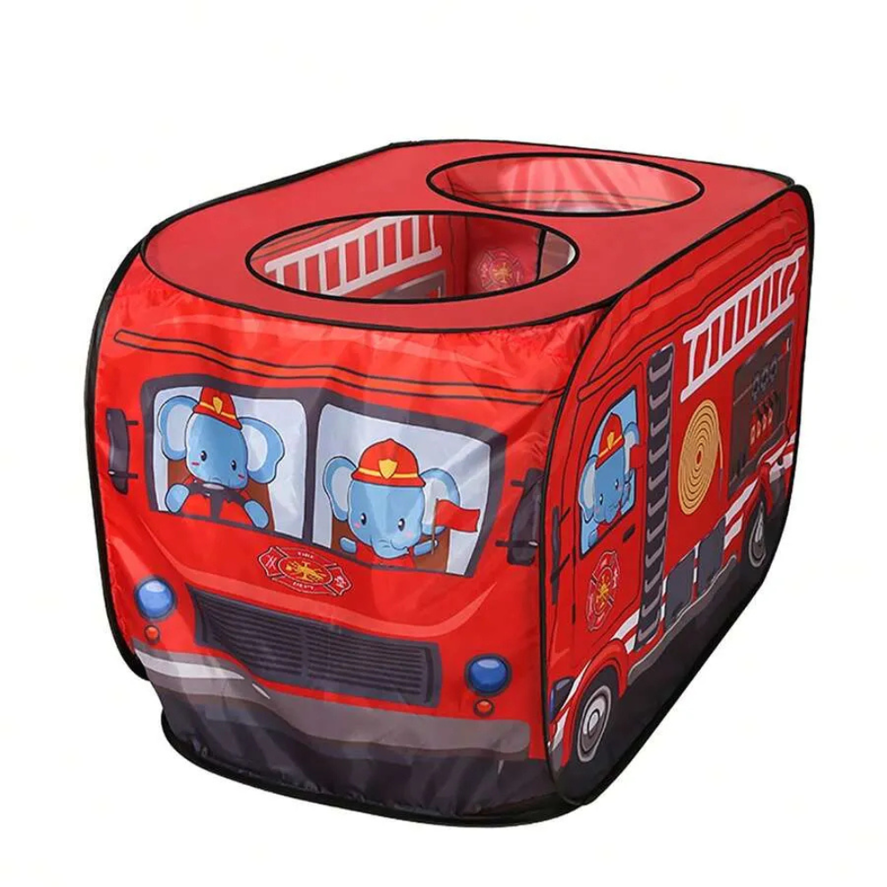 Children Portable And Foldable Truck Design Playhouse Toy Tent