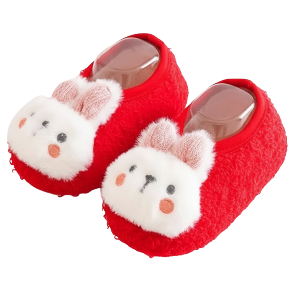 Kids Non Slip Rabbit Design Winter Shoes
