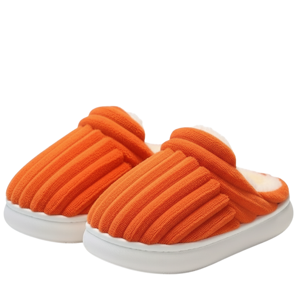 Kids Winter Warm Fleece Lined Slippers